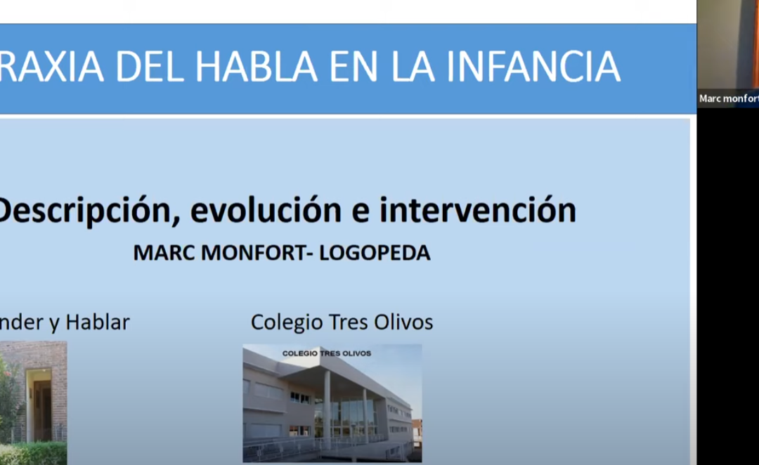 El TEL/TDL asociado a la apraxia del habla. Marc Monfort.